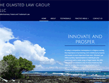 Tablet Screenshot of olmstedlawgroup.com